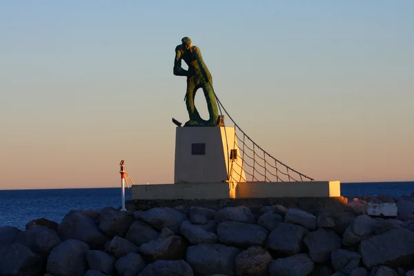 Statue on the Harbor — Stock Photo, Image