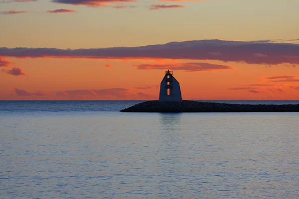 Havet i solnedgången — Stockfoto