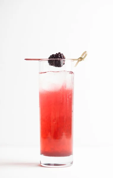 Чорничний коктейль з ягодою — стокове фото