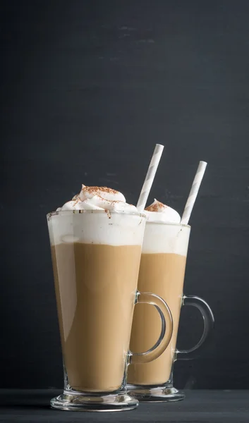 Koffie in glas — Stockfoto