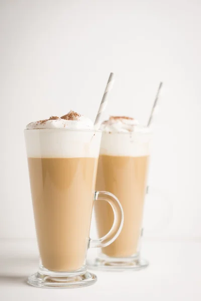 Koffie in glas — Stockfoto