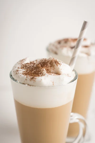 Koffie in glas — Stockfoto