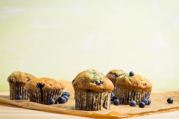 Muffins faits maison aux fraises — Photo