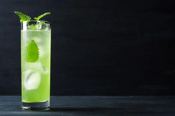 Cocktail vert à la menthe — Photo