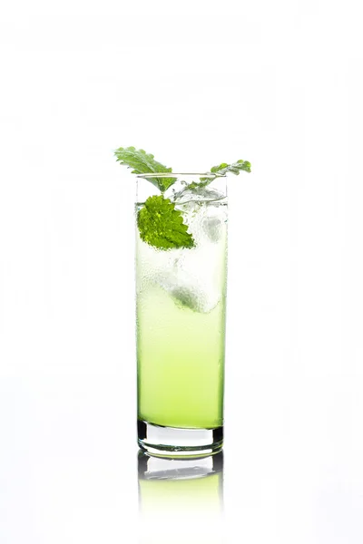 Green cocktail with mint — Stock Photo, Image