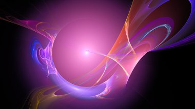 Puslu uzak kozmik galaksi. Renkli duman. Soyut resim. Gizemli psychedelic rahatlama wallpape. Kutsal geometri. Fraktal Wallpaper desen masaüstü. Dijital sanat yaratıcı grafik tasarım.