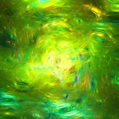 Yıldızlı gökyüzü fraktal.