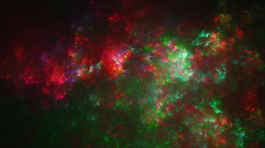 Yıldızlı gökyüzü fraktal.