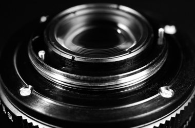 Eski klasik lens kamera.