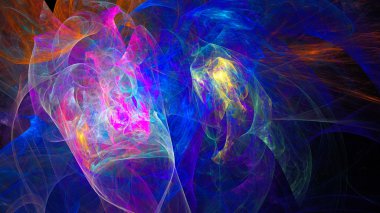 Gizemli psychedelic duvar kağıdı.