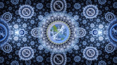 Mechanism and gear galactic hours.