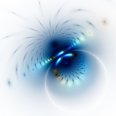 Electromagnetic field. Northern Lights.