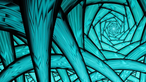 Endless tunnel. Plant roots.