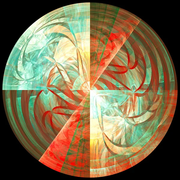 Multicoloured sphere of cosmic mind.