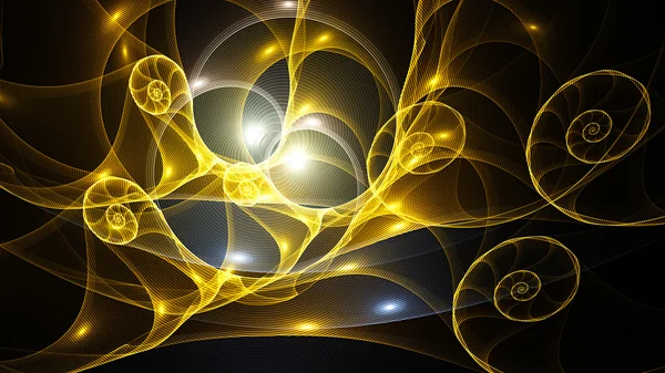 Renkli kıvırcık sarmal.