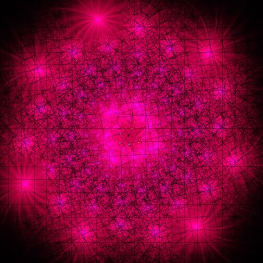 Renkli havai fişekler. Placer parlayan yıldızlar.