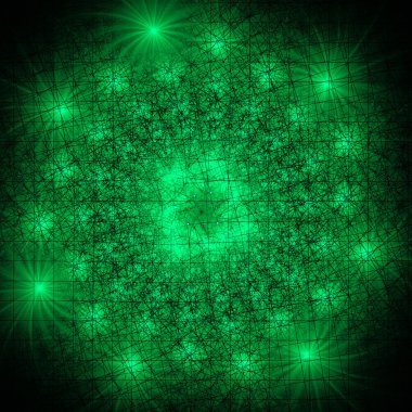 Renkli havai fişekler. Placer parlayan yıldızlar.