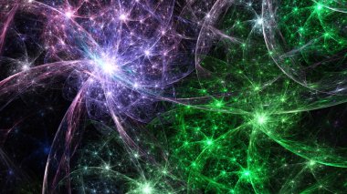 Renkli havai fişekler. Yıldırım cıvata.