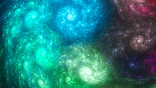 Pintura a óleo. Galáxia rotativa . — Fotografia de Stock