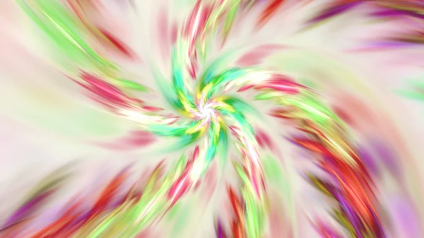 Fiore esotico. Danza spirale luminosa . — Foto Stock