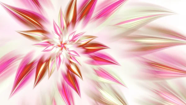 Fiore esotico. Danza spirale luminosa . — Foto Stock