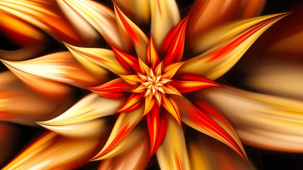 Egzotik çiçek. Çiçek yaprakları dansı.