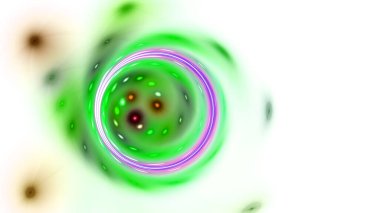 3D sürreal çizim, geometri. Gizemli rahatlama deseni. Fraktal soyut doku. Dijital grafik astroloji büyüsü.