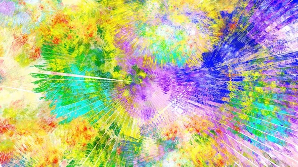 3D sürreal çizim. Kutsal geometri. Gizemli gevşeme kalıbı. Fraktal soyut doku. Dijital sanat eseri grafik astroloji büyüsü