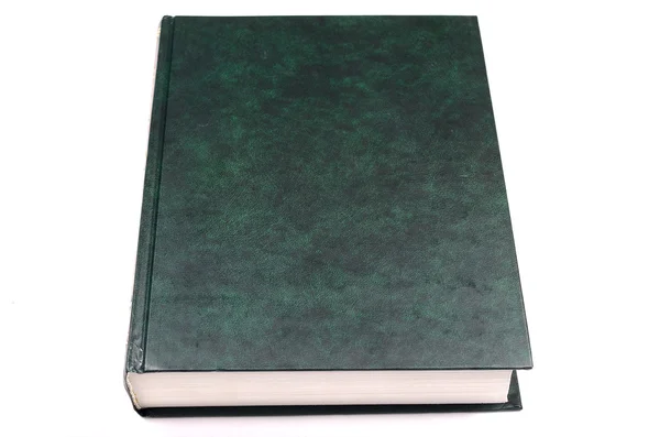 Duża książka zielony. — Zdjęcie stockowe