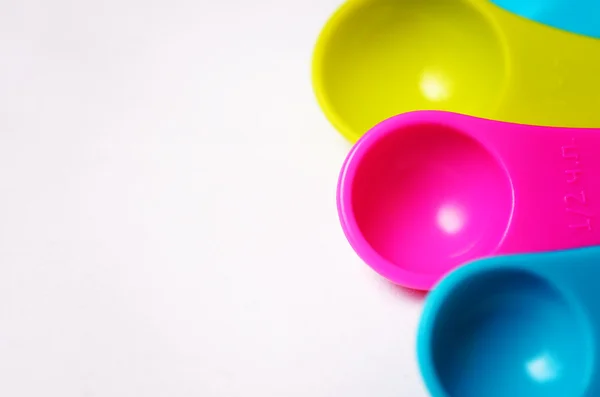 Multicolored measuring spoons. — Stock Photo, Image