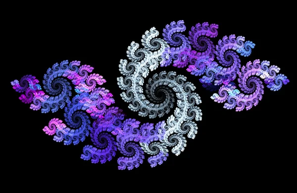 Colore Spirale di due parti . — Foto Stock