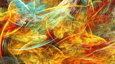 Dabs boya. Dönen bulutlar.