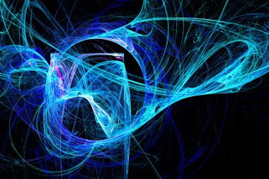 Renkli duman demetleri.