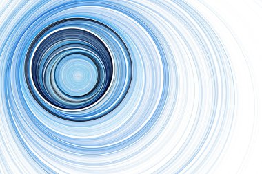 Sonsuz tünel. Radyo dalgaları. Farklı ripples.