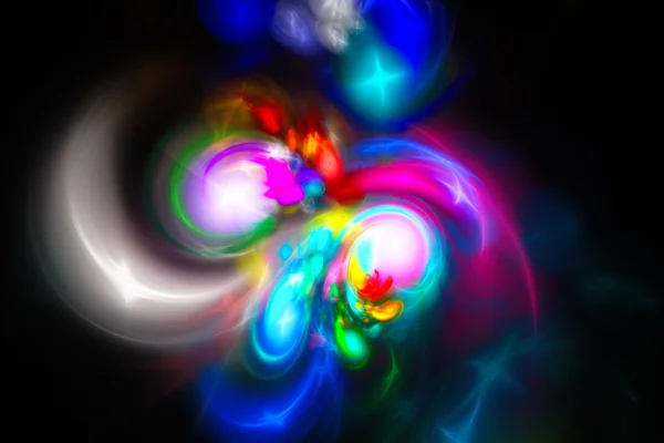 Des taches multicolores. Nébuleuse étoilée . — Photo