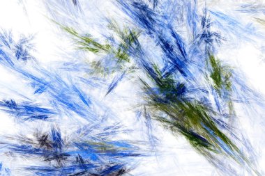 Renkli demet kıvılcım. Cam üzerinde olağandışı kar desenleri.