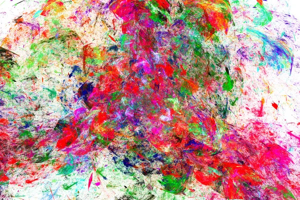 Bright color chaotic pattern. Strokes of paint brush. Multi-colored stone. — 图库照片