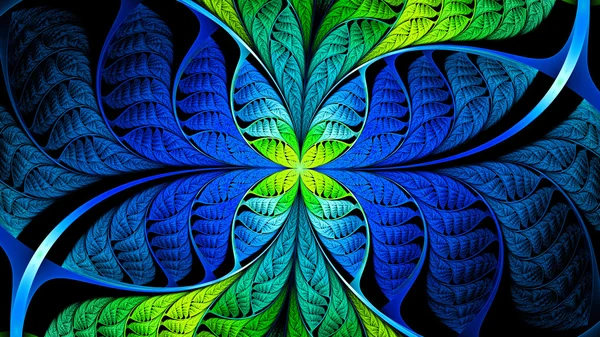 Extraordinarily beautiful colorful stained glass. Leaves are fabulous plants.