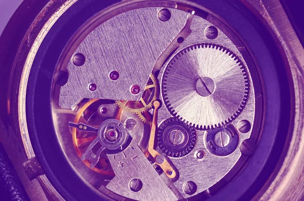 Engrenages vieilles montres mécaniques . — Photo