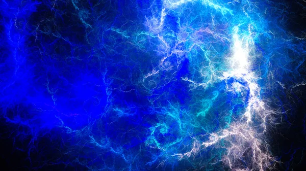 Fırtınalı gökyüzü. Köpüklü şiddetli yıldırım.