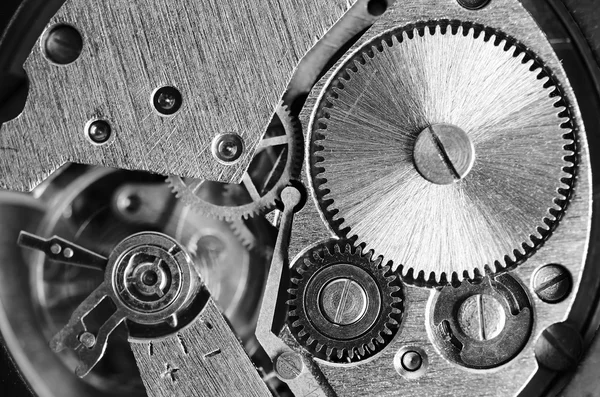 Engranajes viejos relojes mecánicos . — Foto de Stock