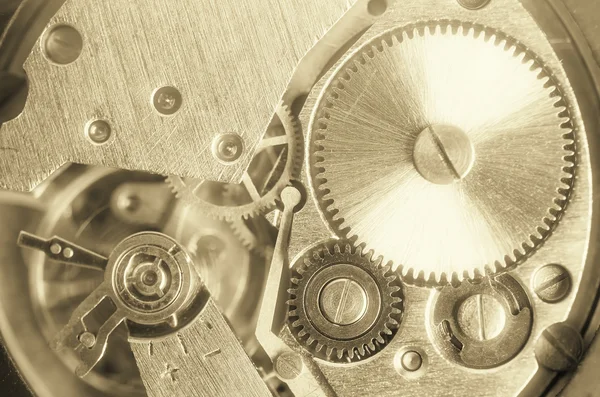 Gears old mechanical watches. — Stock Photo, Image