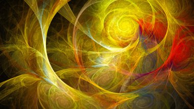 Spiral space. Storm sky. Atmosphere distant planet.