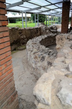 Antik Roma kazı Desenzano İtalya