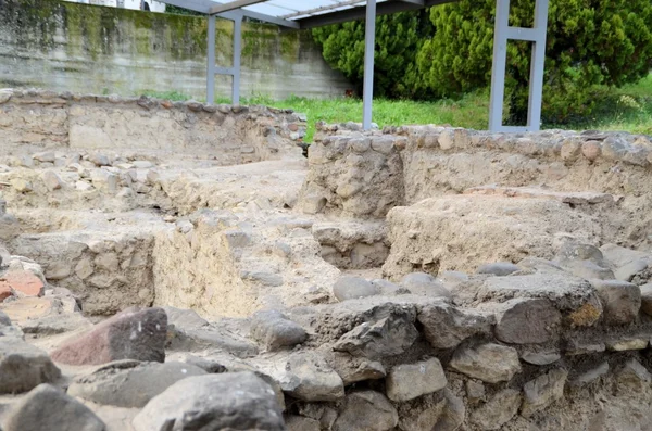 Ancient Roman excavations in Desenzano Italy — Stock Photo, Image
