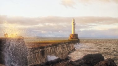 Güney dalgakıran deniz feneri Aberdeen