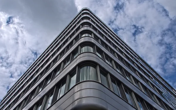 Modern architecture at the inner harbour in Duisburg — Stock Photo, Image