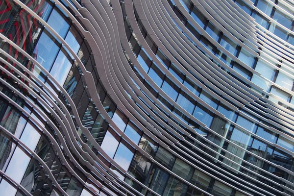 Detail view of a modern facade — Stock Photo, Image