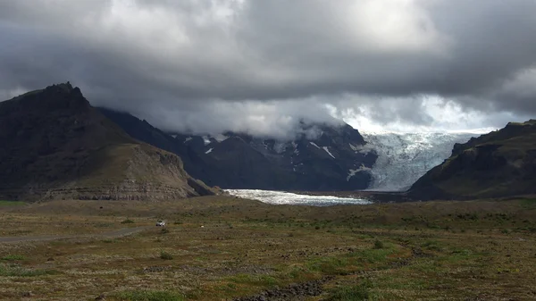 瓦特纳冰原冰川在冰岛 — 图库照片