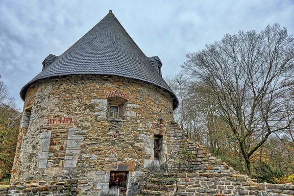 Middelalderligt Artilleritårn Nær Velbert Neviges - Stock-foto